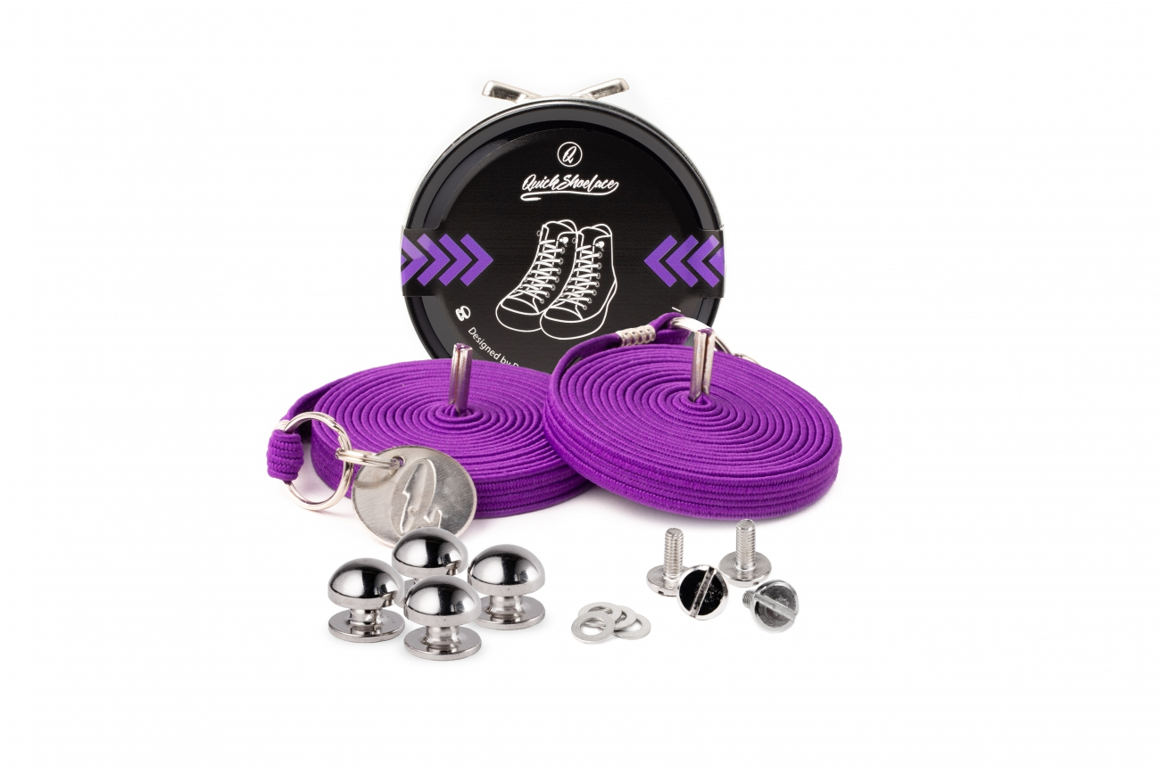 Quickshoelaces Casual - Paars