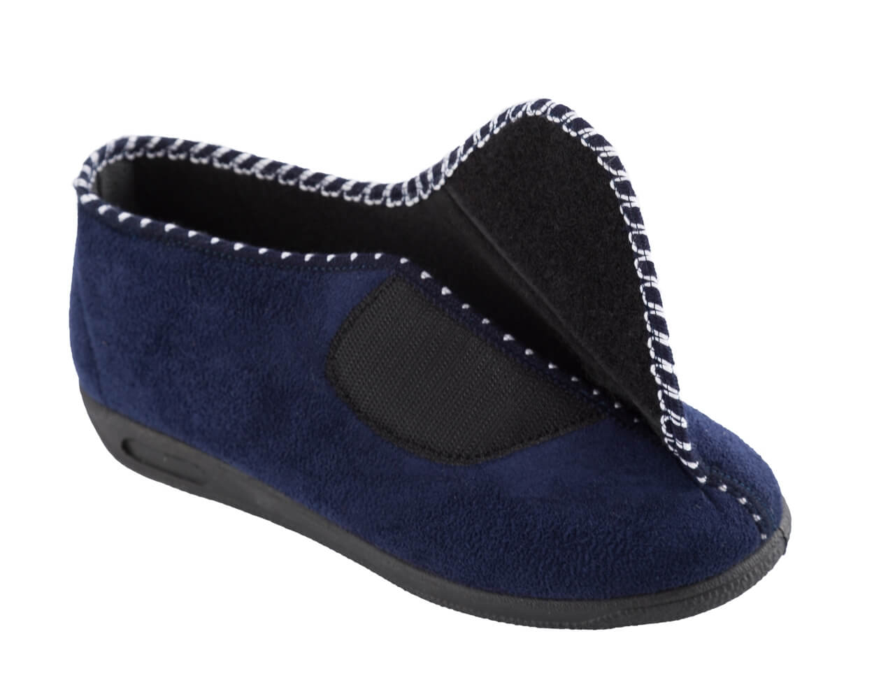 MSF pantoffel - blauw - hoog damesmodel - wasmachinewasbaar