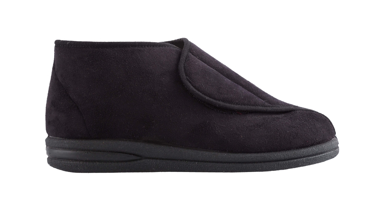 MSF Heren Pantoffel Hoog Model - Zwart - 39