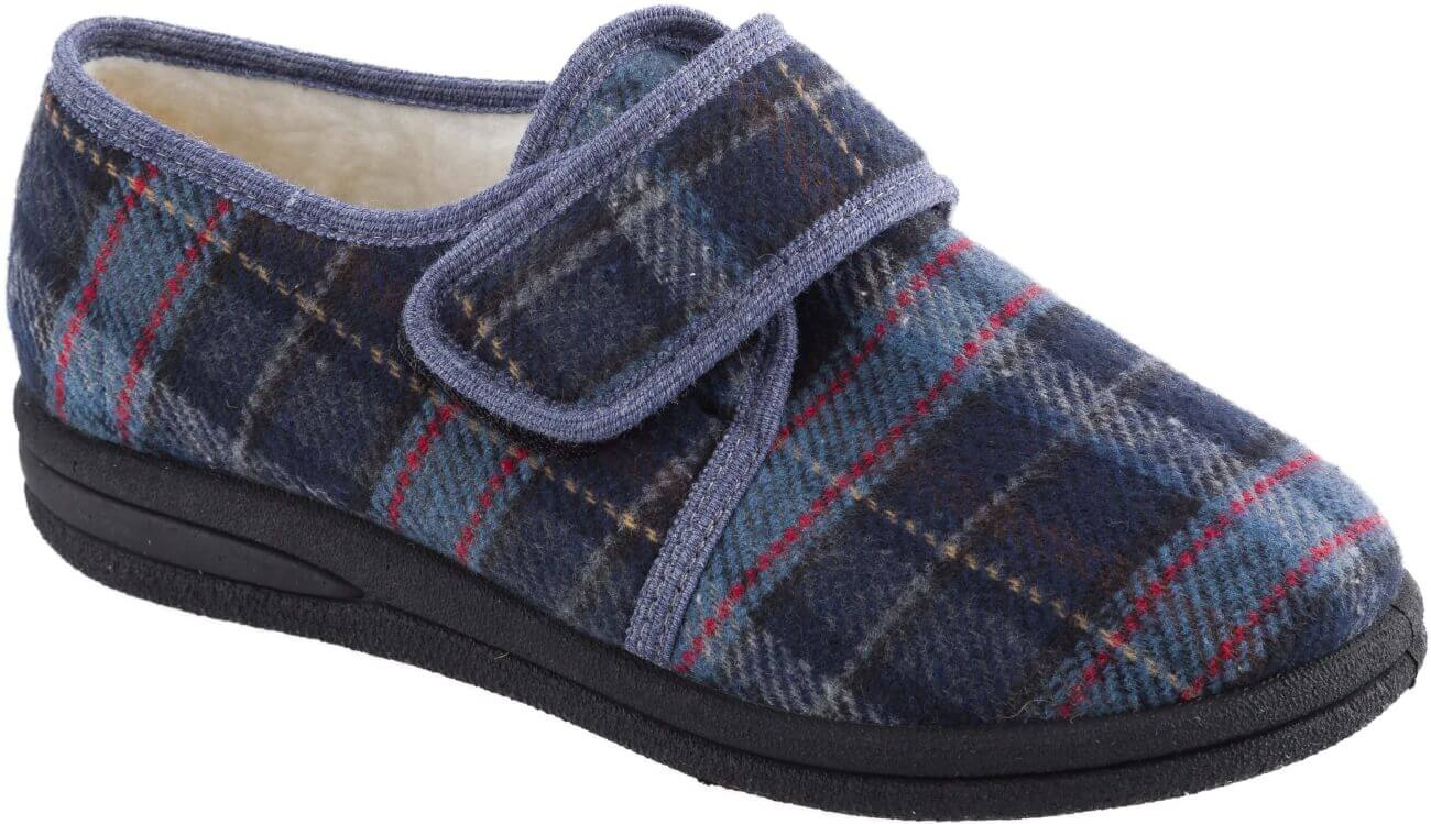 MSF Pantoffel Geruit Laag - 45
