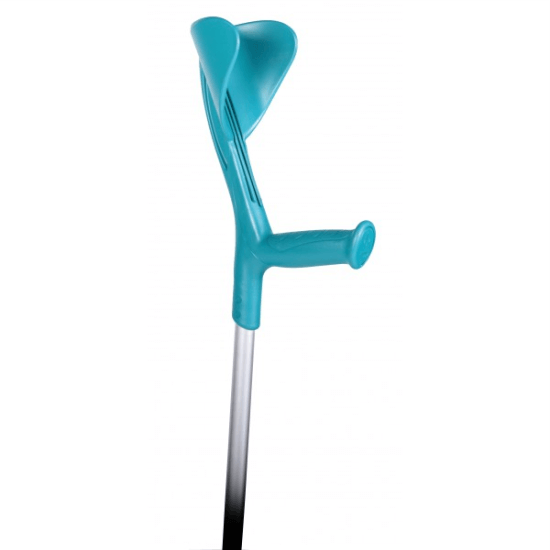 Elleboogkrukken Open Manchet Combi Turquoise
