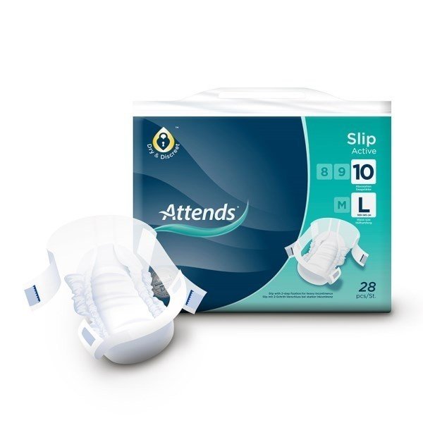 Attends Slip Active 10 - Large - 28 stuks
