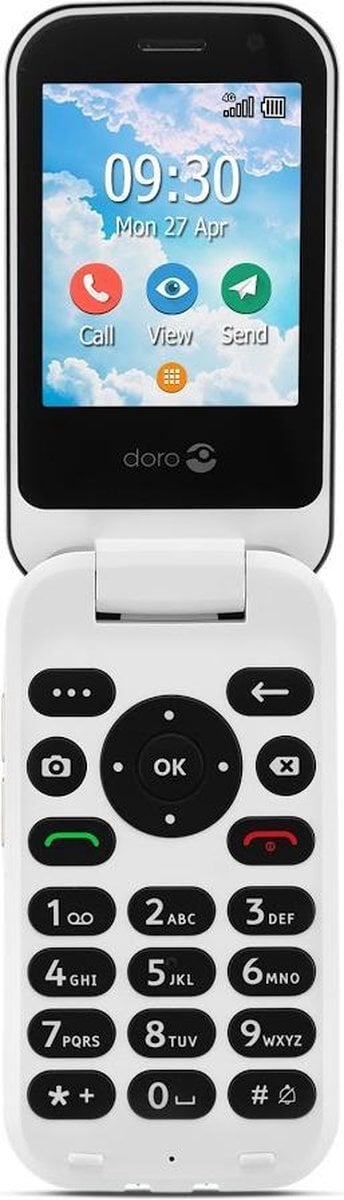 DORO 7080 senioren klaptelefoon met 4G Netwerk