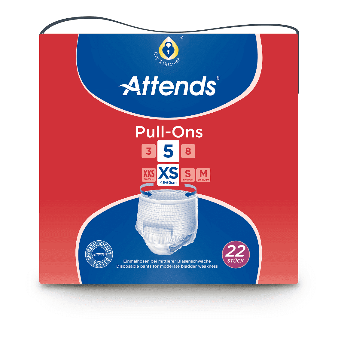 Attends Pull Ons Plus 6 Extra Small - 22 Stuks