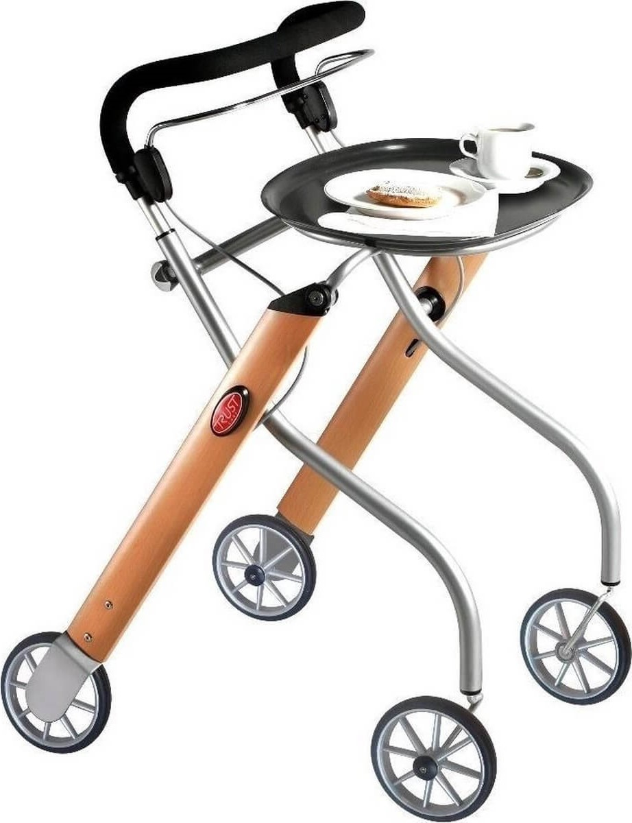 Let&apos;s go Indoor Rollator - Rood