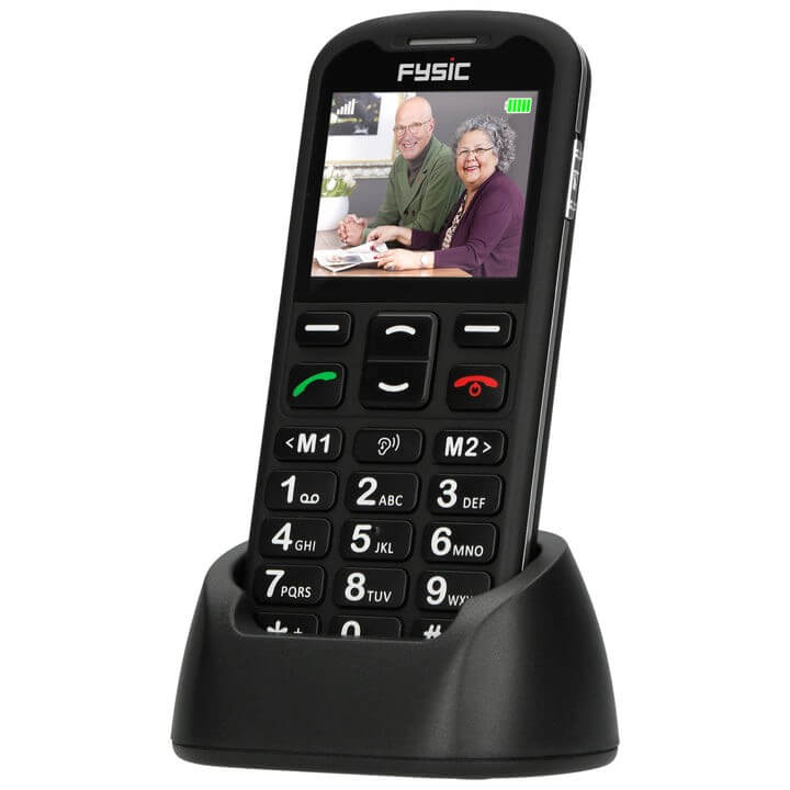 Fysic F10 -Mobiele telefoon voor senioren met SOS paniekknop