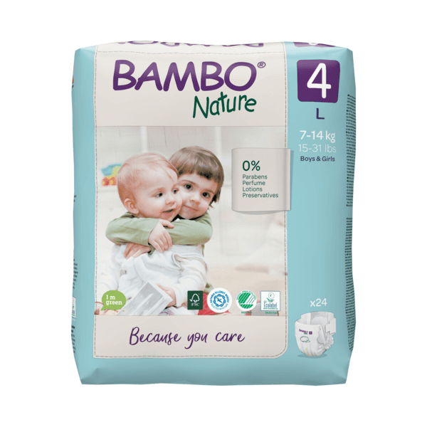 Bambo Nature Maxi 4 - 24 Stuks - 7 tot 14 kg