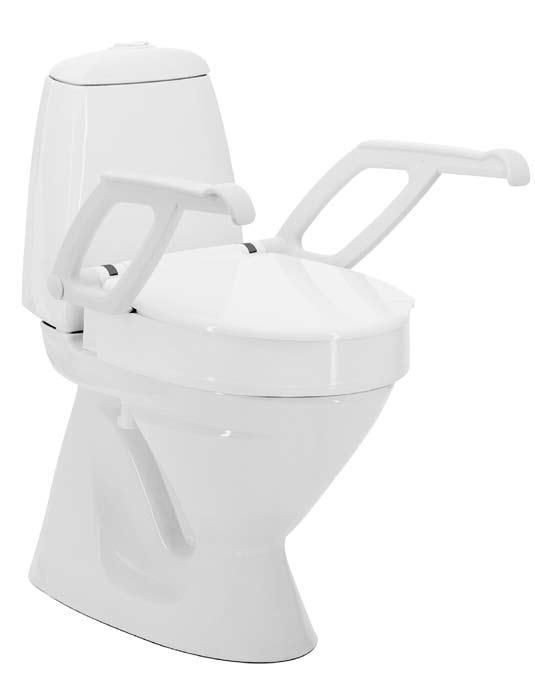 Toiletverhoger Aquatec 90000 met Armleuningen-6 cm