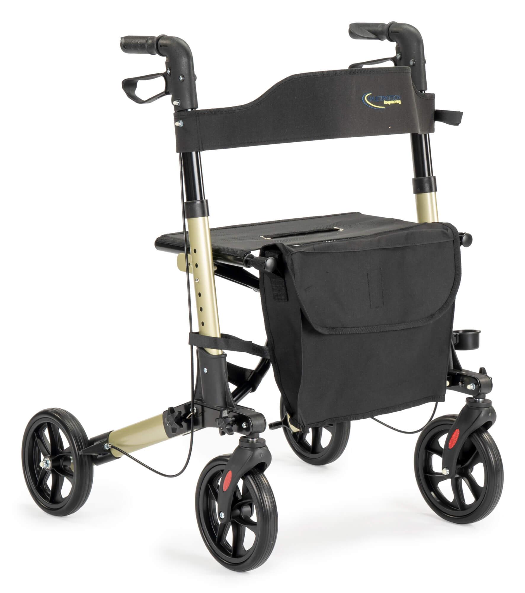 MultiMotion Rollator City – Inklapbaar – Lichtgewicht – Champagne