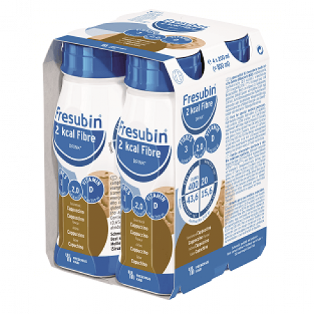 Fresubin 2 kcal Fibre Drink - Cappuccino - 4x200ml