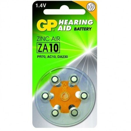 GP Zinc Air Hoorapparaat Batterijen ZA10
