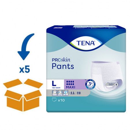 TENA Pants Maxi ProSkin - Large | 5 pakken van 10 stuks