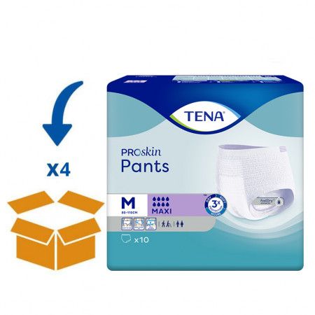 TENA Pants Maxi - Medium | 4 pakken van 10 Stuks