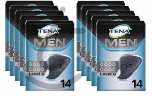 TENA Men Protective Shield | 10 pakken van 14 stuks