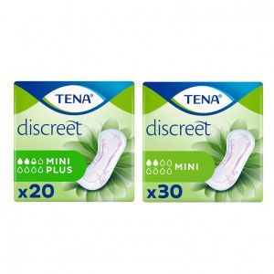 TENA Lady Discreet Mini Plus & TENA Lady Discreet Mini