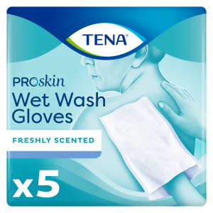 TENA ProSkin Wet Wash Glove - Freshly sentenced