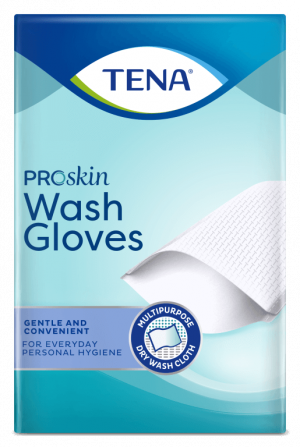 TENA Wash Gloves - 50 stuks