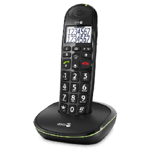 Doro PhoneEasy 110 Senioren Huistelefoon-Zwart