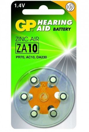 GP Zinc Air Hoorapparaat Batterijen ZA10