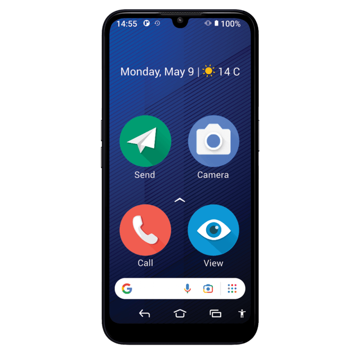 Doro 8200 Eenvoudige Senioren Smartphone - Grote Iconen - Enorm Luid - Compatibel met gehoorapparaten - 64GB