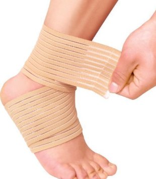 Elastische bandage-knie