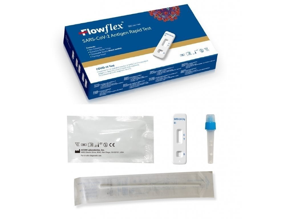 FlowFlex Antigeen Corona -Sneltest- COVID - 5 stuks