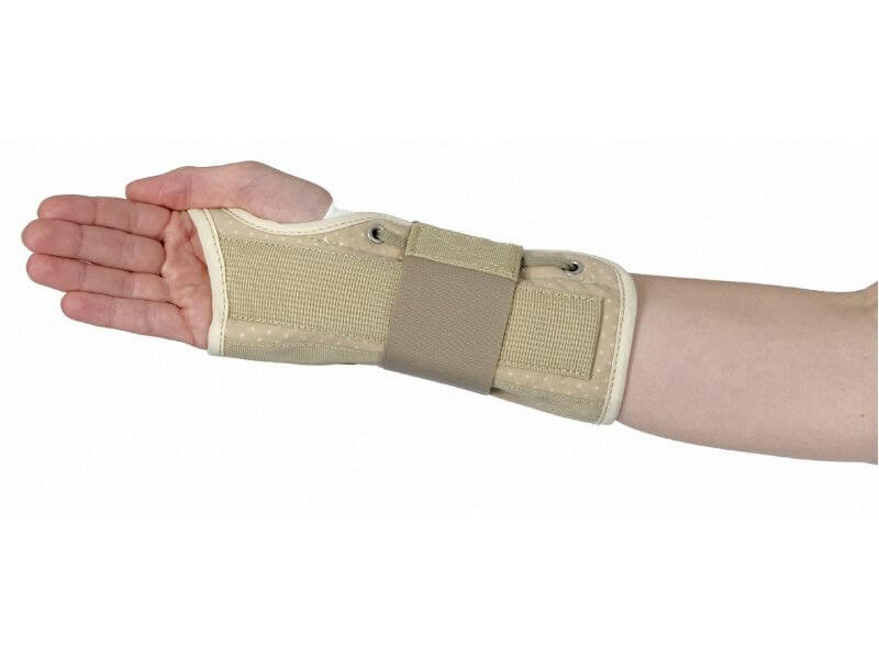 GM Pols comfort brace - Maat Large - zwart - Maat Large - zwart - Links