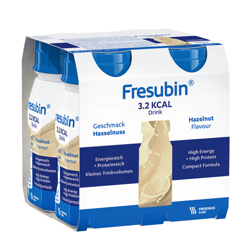 Fresubin 3.2 Kcal Drink Hazelnoot - 4 x 125 ML