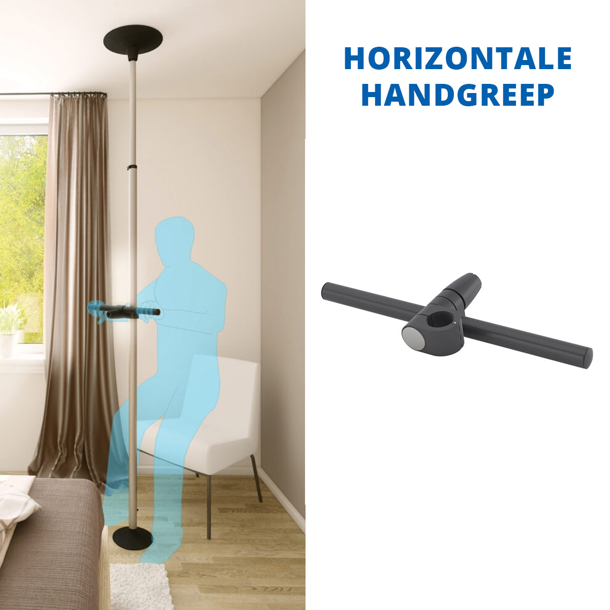 GRIPO grijppaal - horizontale handgreep