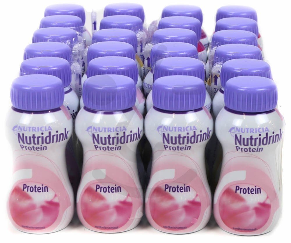 Nutridrink Protein Aardbei | 6 pakken van 4x200ml