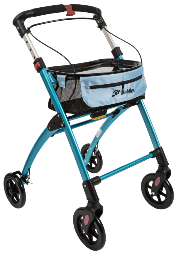 Mobilex Jaguar - Binnen rollator - Indoor rollator - Blauw