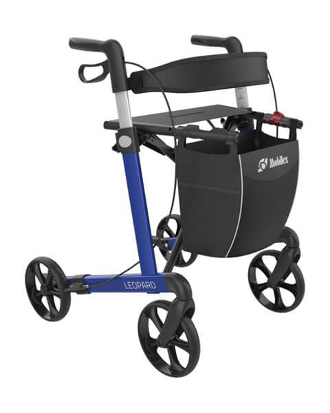 Mobilex Leopard Rollator - Blauw