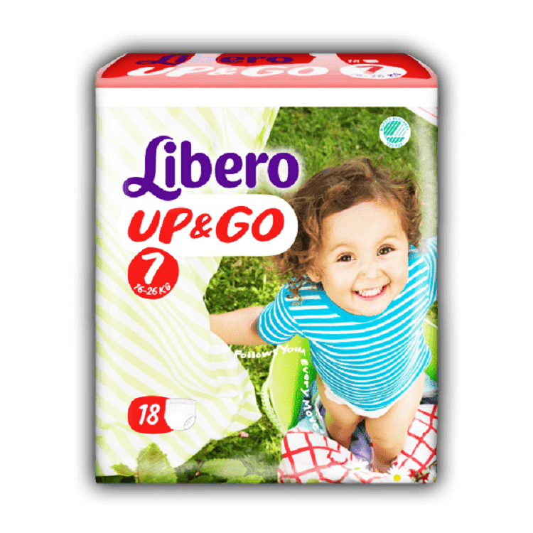 Libero Luierbroek Up & Go 7 - 16 Stuks - 16 tot 26 kg