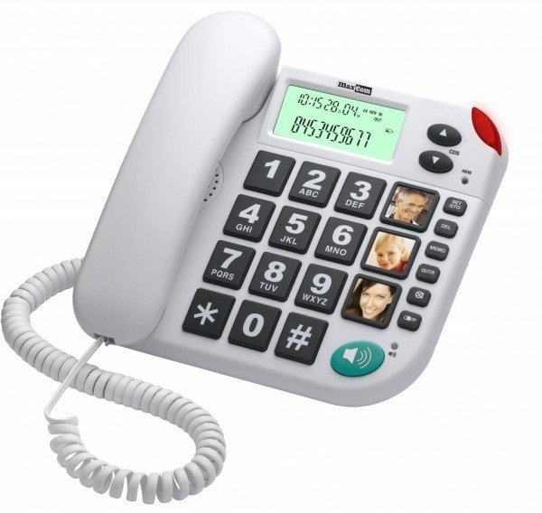 Maxcom KXT 480 Senioren Huistelefoon-Wit