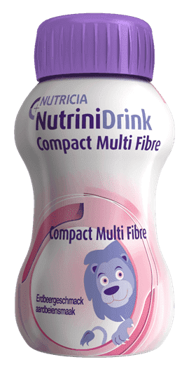 Nutrinidrink Multi Fibre - Aardbei - 1x200ml