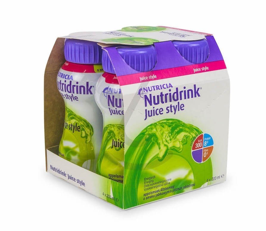 Nutridrink Juice Style Appel 4x200ml
