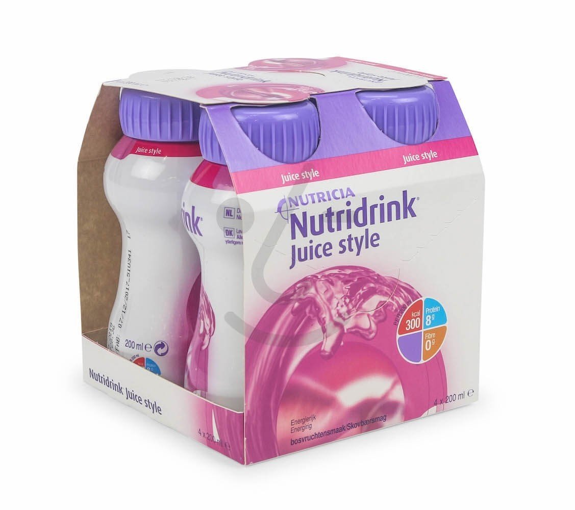 Nutridrink Juice Style Bosvruchten 4x200ml