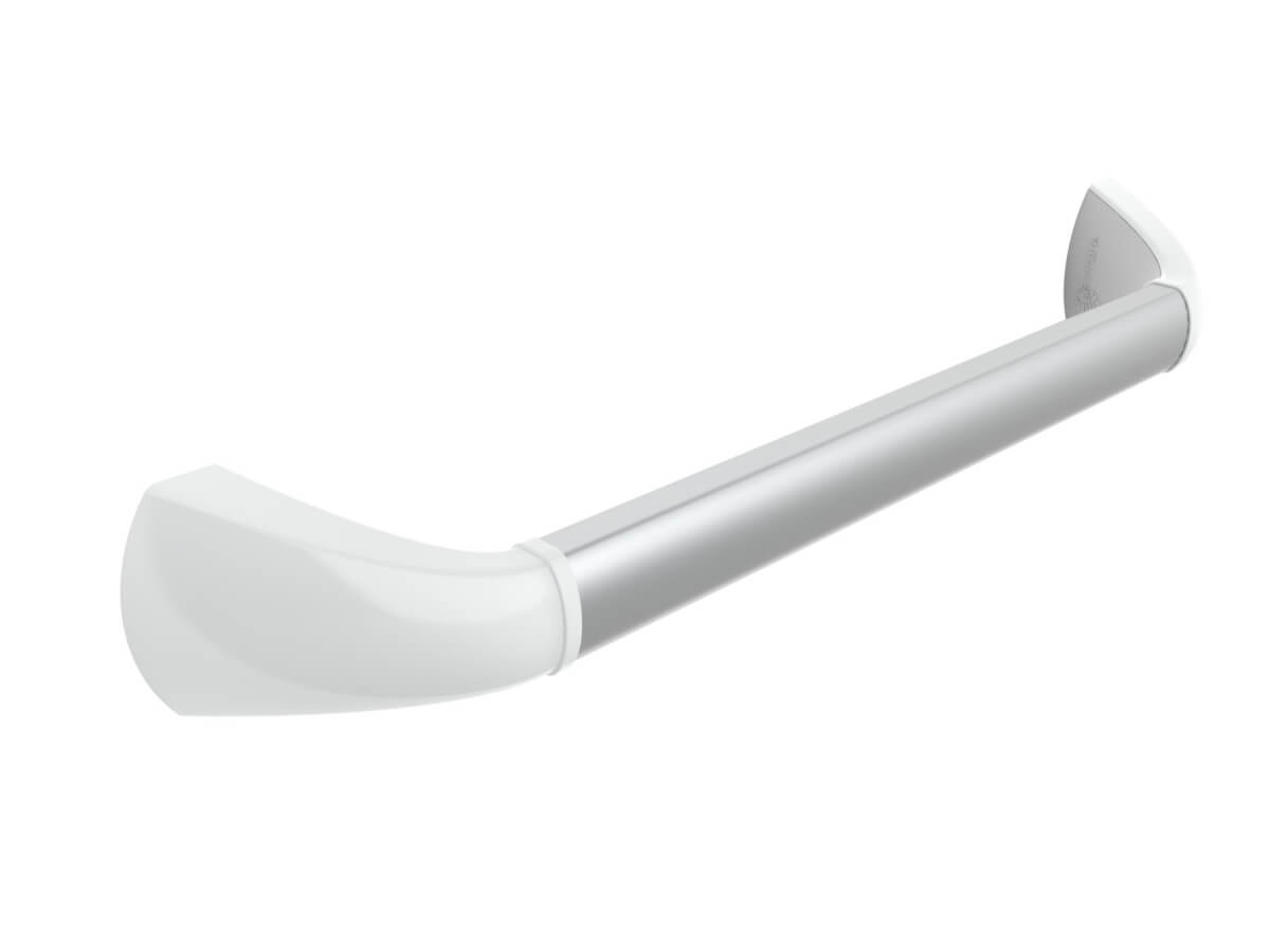 SecuCare Wandbeugel Zilverkleurig-60 cm-Afdekkappen mat wit