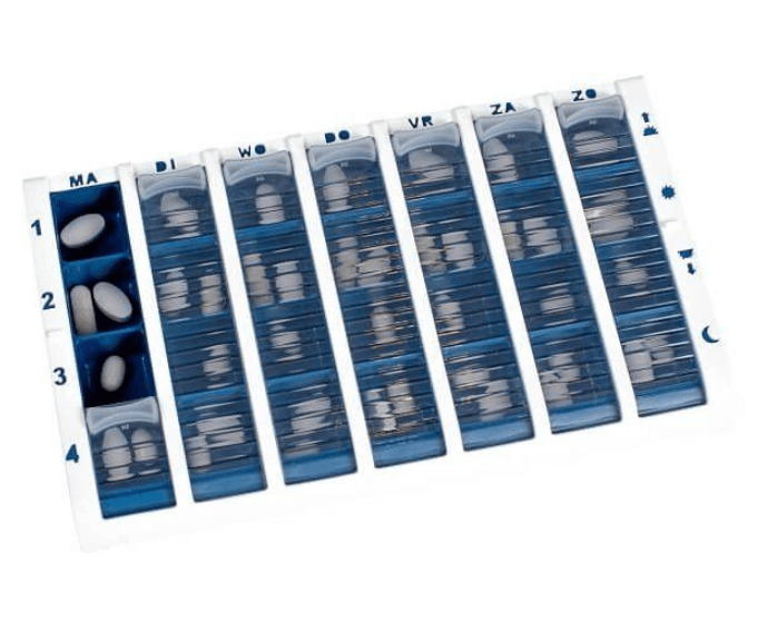 Schine Pill Box 7 dagen-Blauw