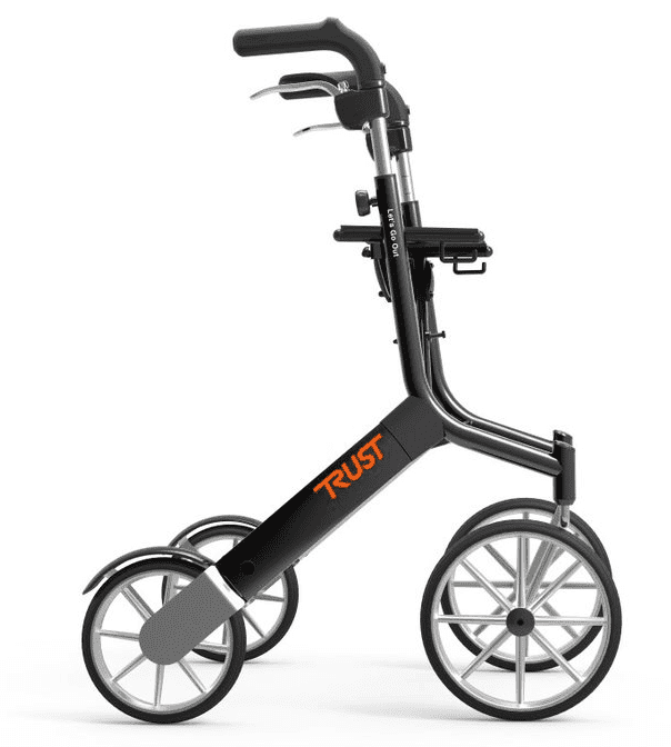 Rollator Let's Go Out-Zwart