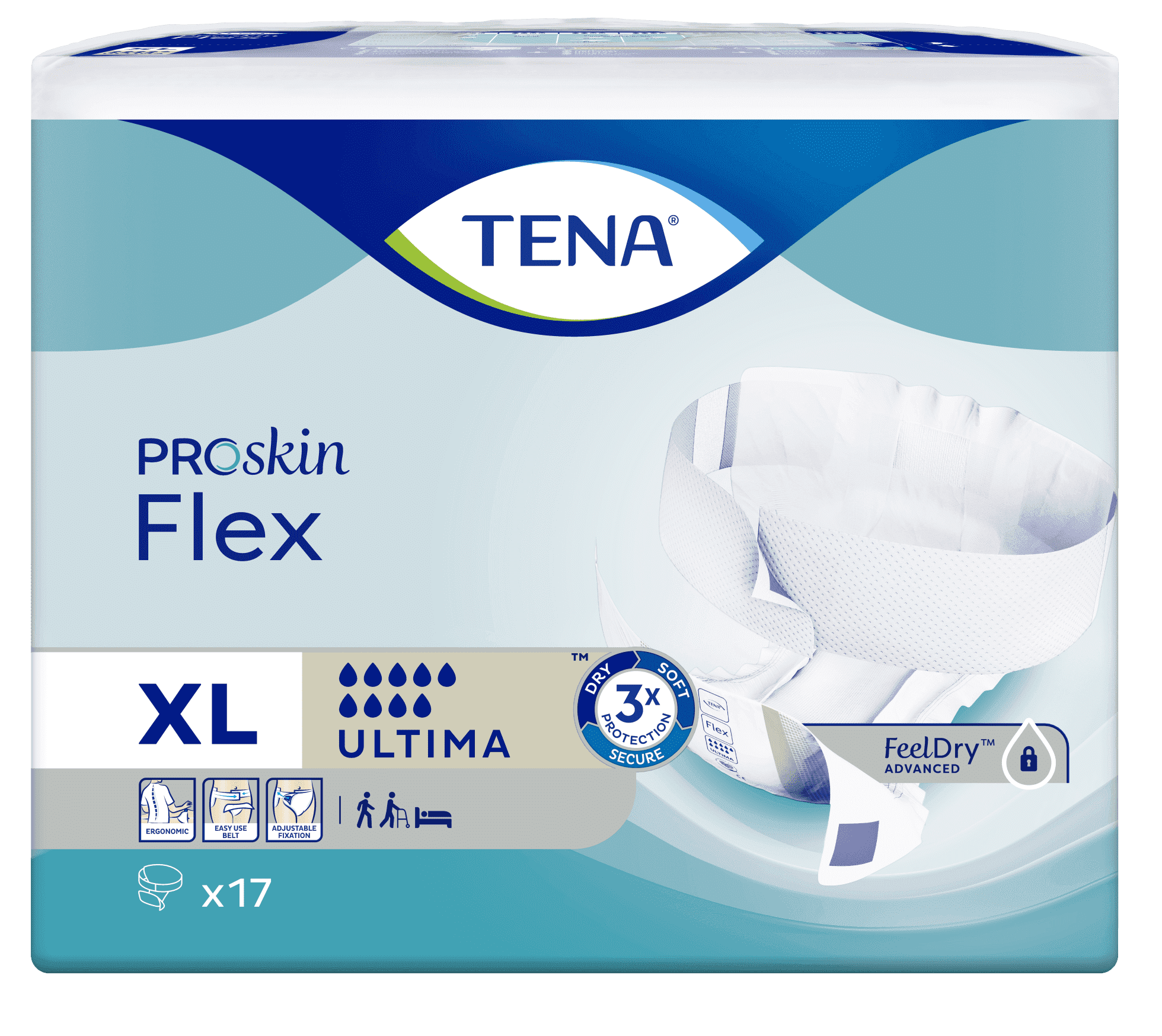 TENA Flex Proskin Ultima Extra Large 17 stuks