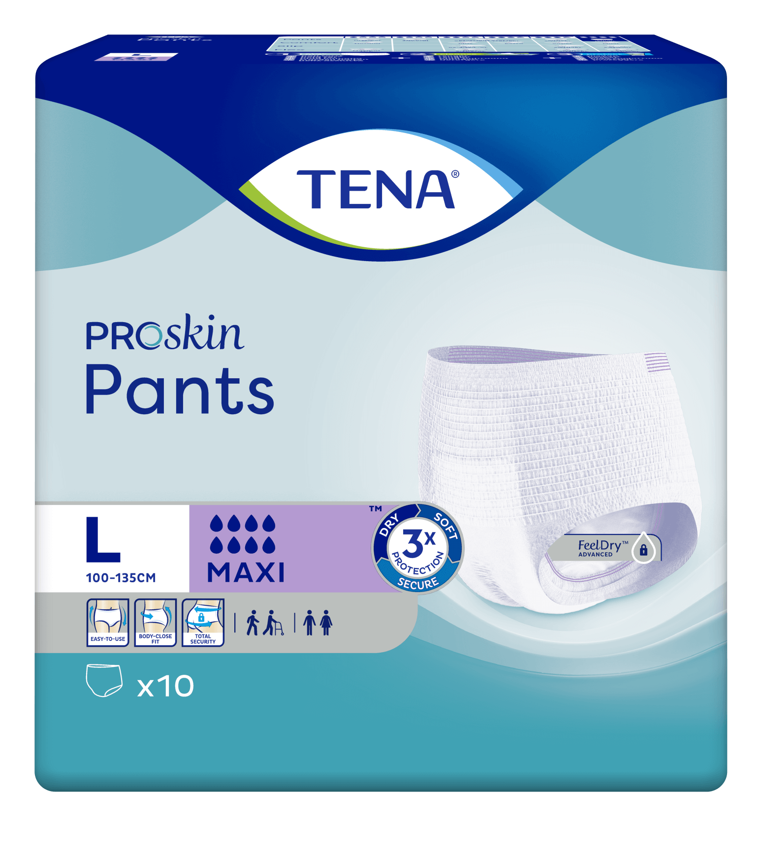 TENA Pants Maxi ProSkin - Large - 10 Stuks
