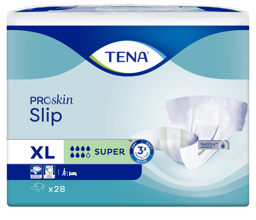 TENA Slip Super XL - Karton van 84 kleefluiers