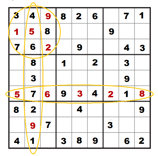 Sudoku puzzel voor ouderen voorbeeld